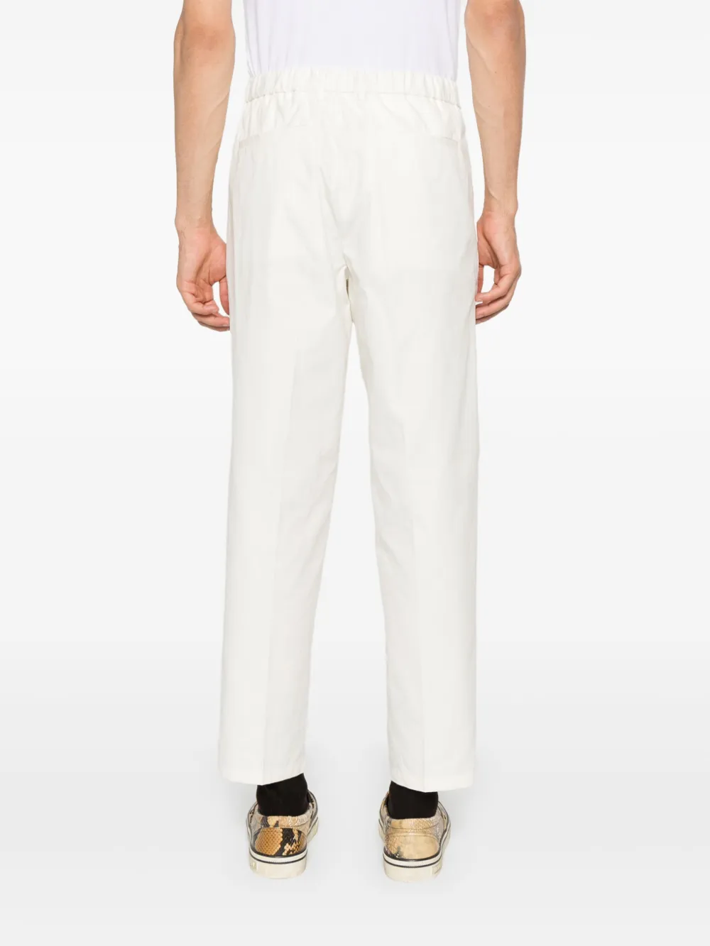 Jil Sander Straight plooibroek Beige