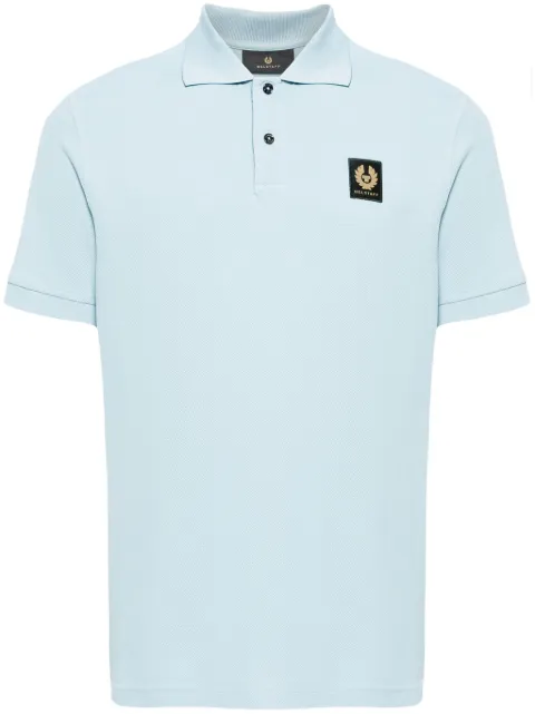 Belstaff logo-appliqué cotton polo shirt