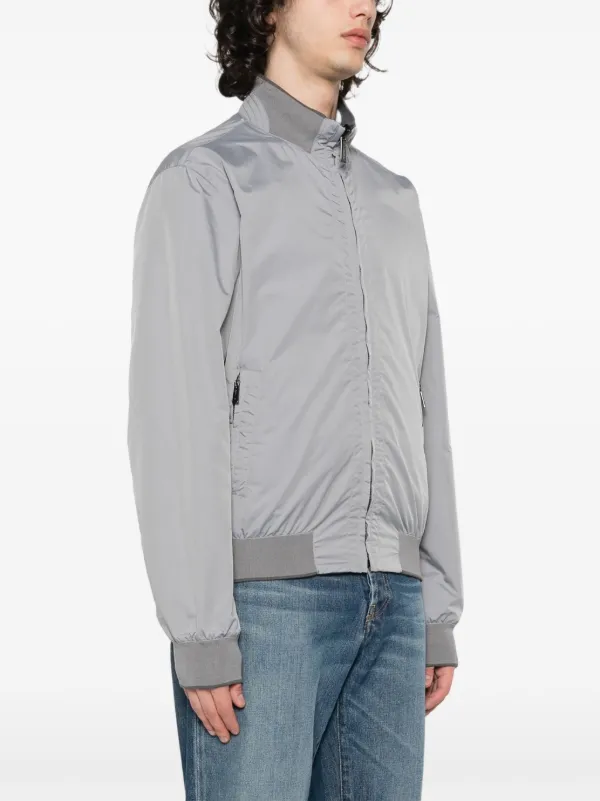 Moorer long-sleeve Bomber Jacket Grey FARFETCH IN