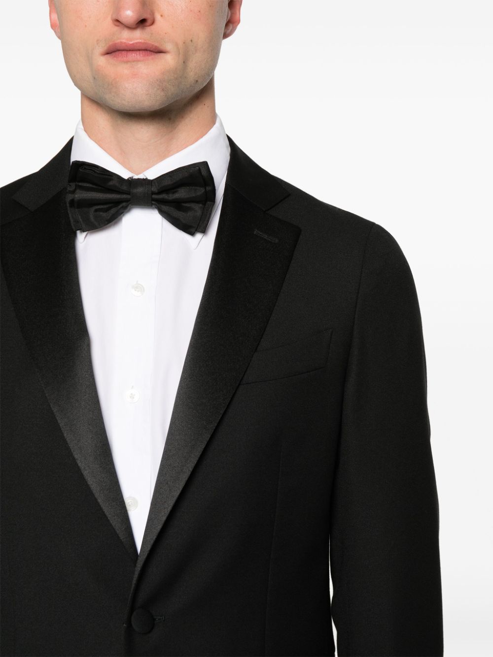 Shop Corneliani Single-breasted Suit In Black
