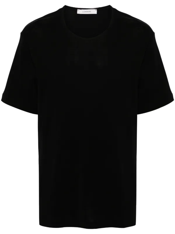 LEMAIRE リブ Tシャツ | ブラック | FARFETCH JP