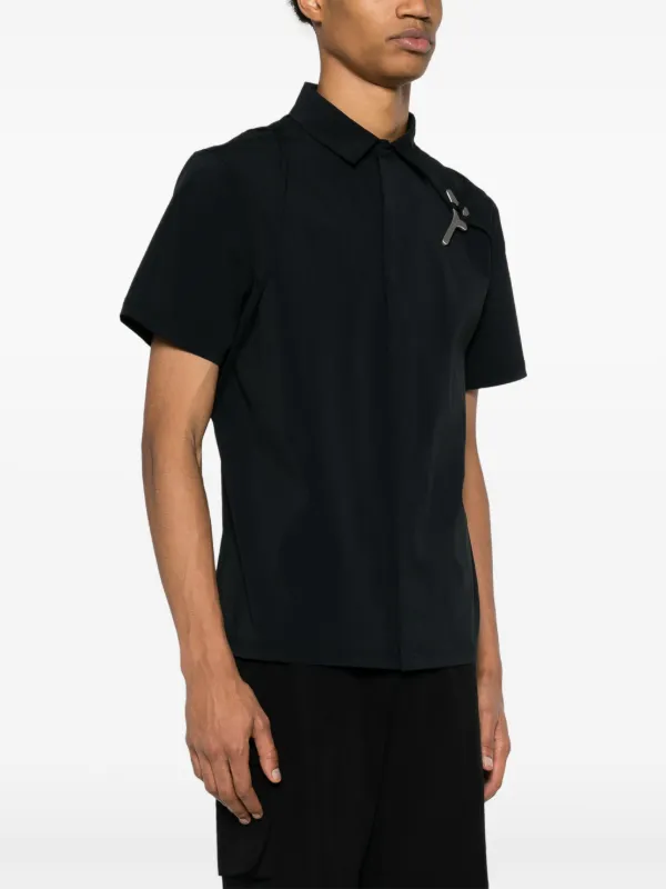 HELIOT EMIL ハードウェアディテール シャツ | ブラック | FARFETCH JP 