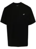 Axel Arigato logo-embroidered T-shirt - Black