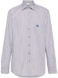 ETRO striped cotton shirt - Purple