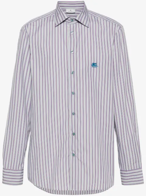 ETRO camisa con rayas estampadas