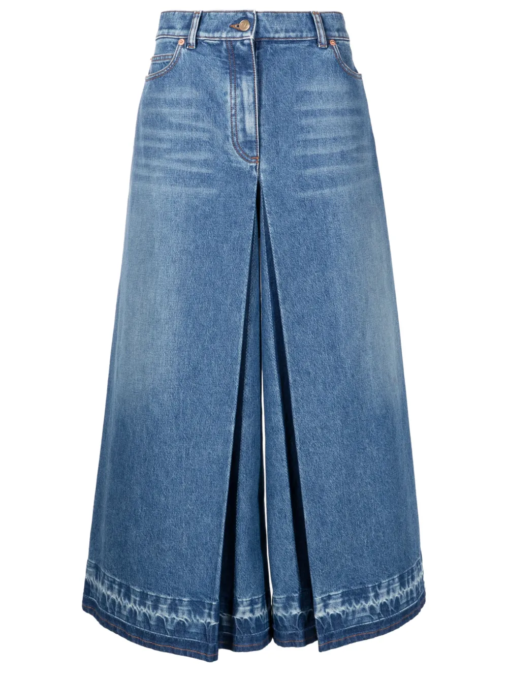 Valentino Garavani Jeans met wijde pijpen Blauw