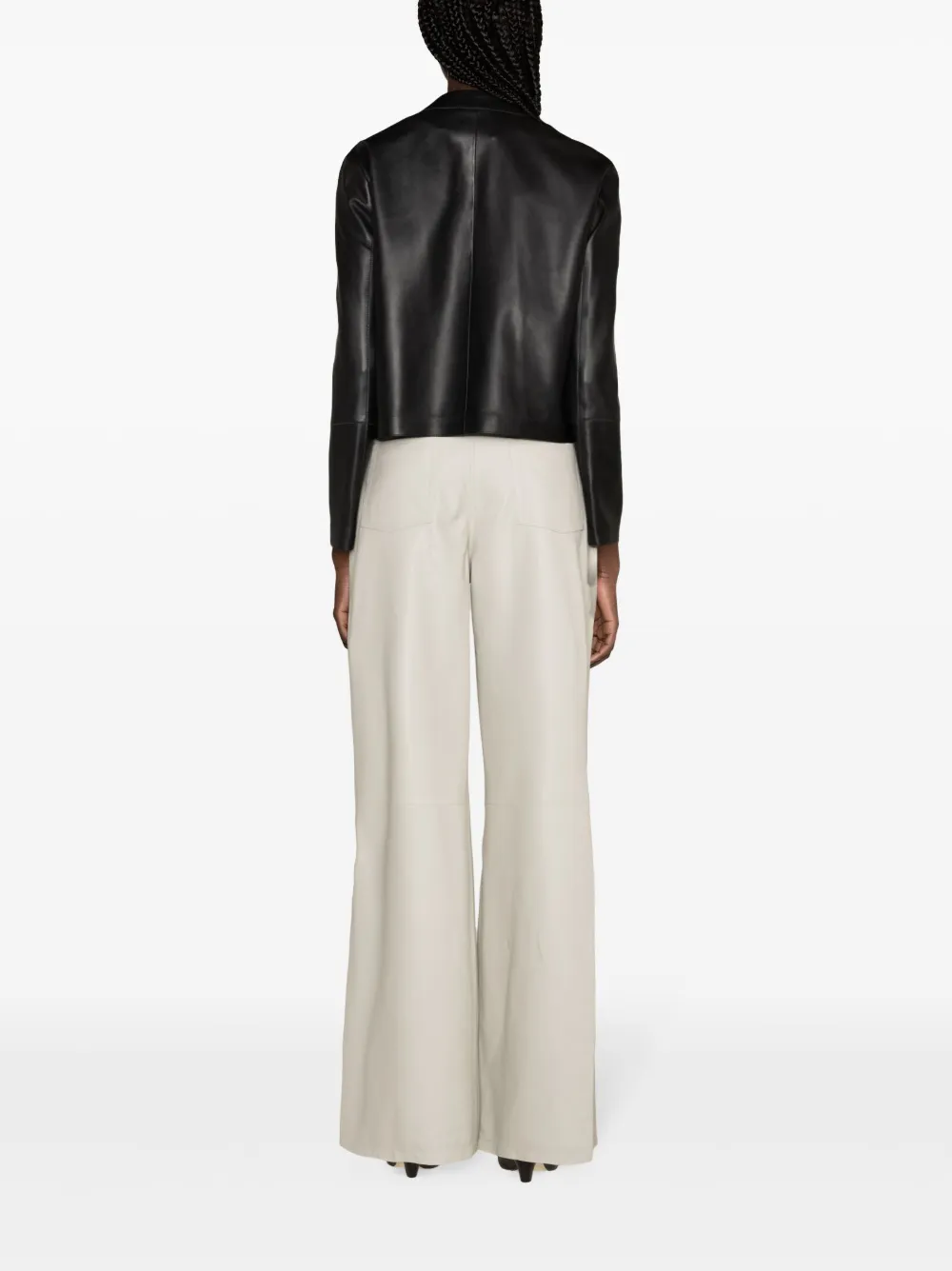 Arma Emy Leather Jacket In Schwarz