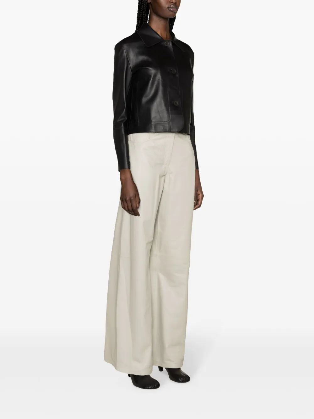 Arma Emy Leather Jacket In Schwarz