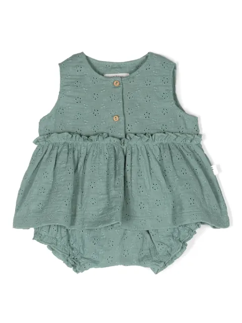 TEDDY & MINOU broderie-anglaise cotton dress set