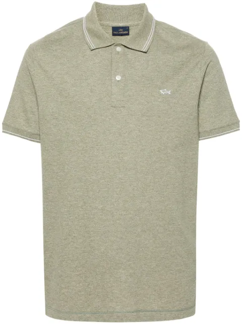 Paul & Shark playera tipo polo con parche del logo