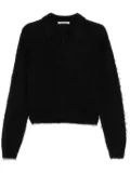 Auralee brushed polo top - Grey