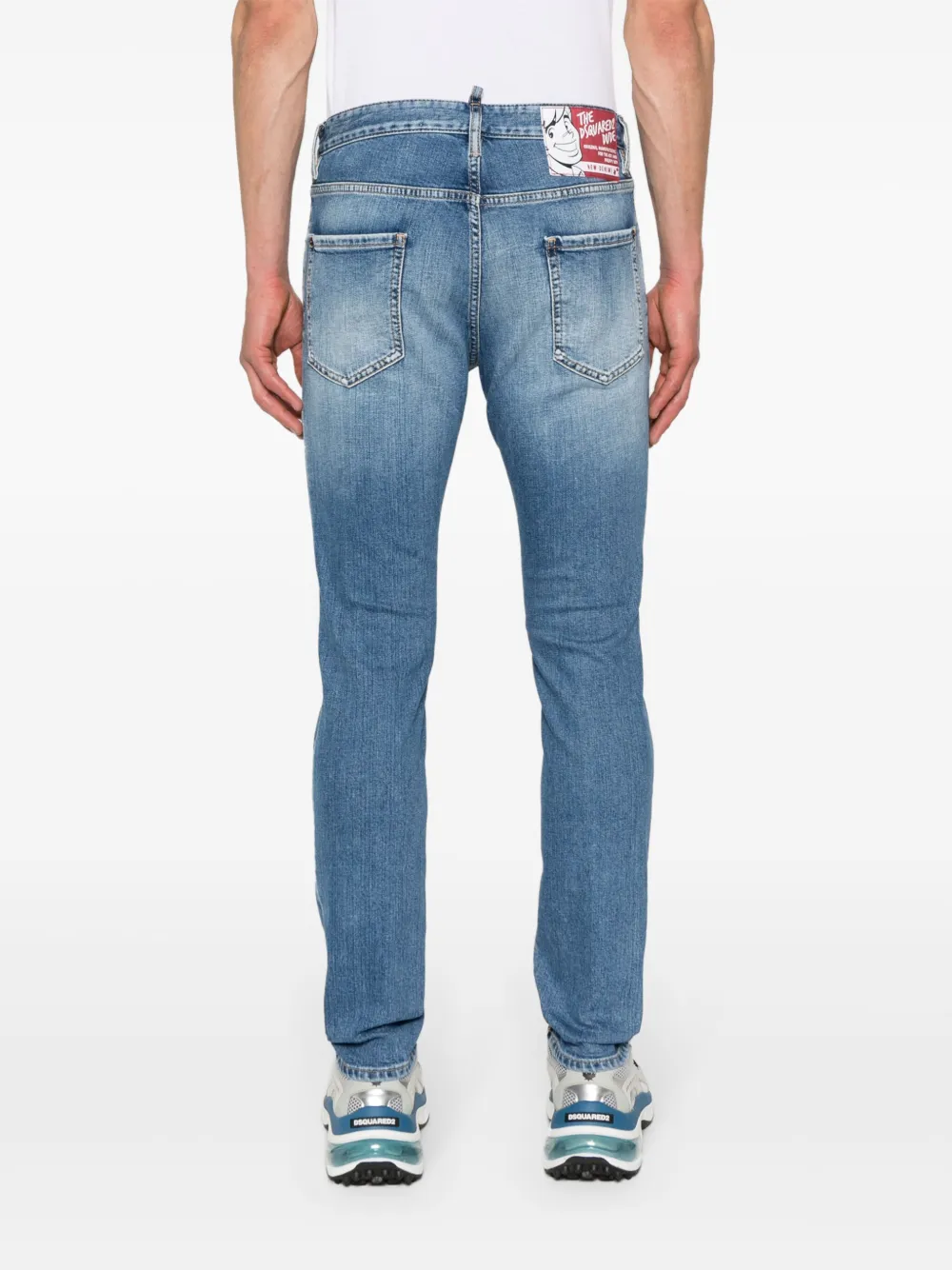 Shop Dsquared2 Cool Guy Slim-leg Jeans In Blau