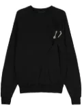 HELIOT EMIL Carabiner cotton sweatshirt - Black