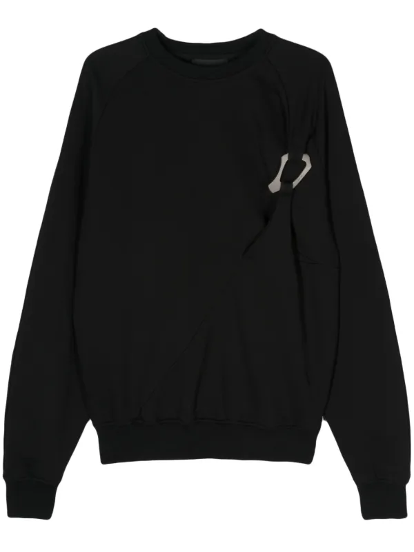 ヘリオットエミル HELIOT EMIL カラビナ スウェットシャツ | ブラック | FARFETCH JP