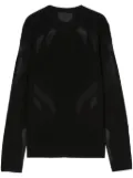 HELIOT EMIL semi-sheer panels jumper - Black