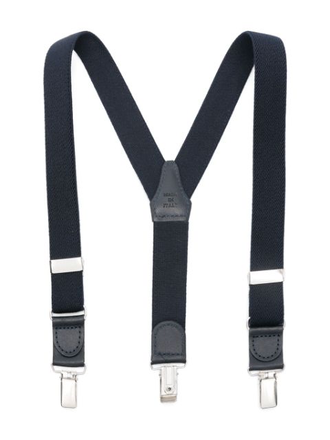 Il Gufo logo-debossed suspenders