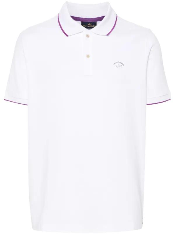 Paul Shark contrast-border Polo Shirt White FARFETCH PH