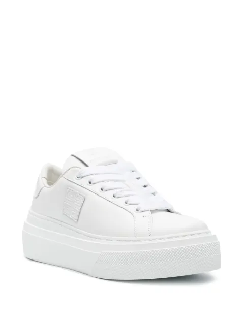 Givenchy City platform leather sneakers BE003FE23E - 1