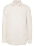 120% Lino long-sleeves linen shirt - Neutrals