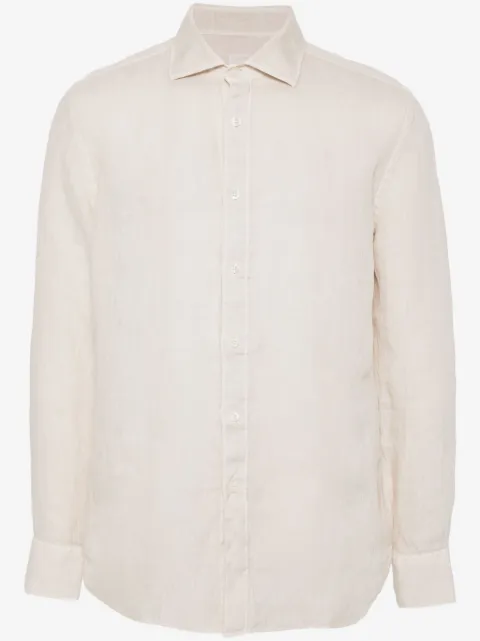 120% Lino long-sleeves linen shirt