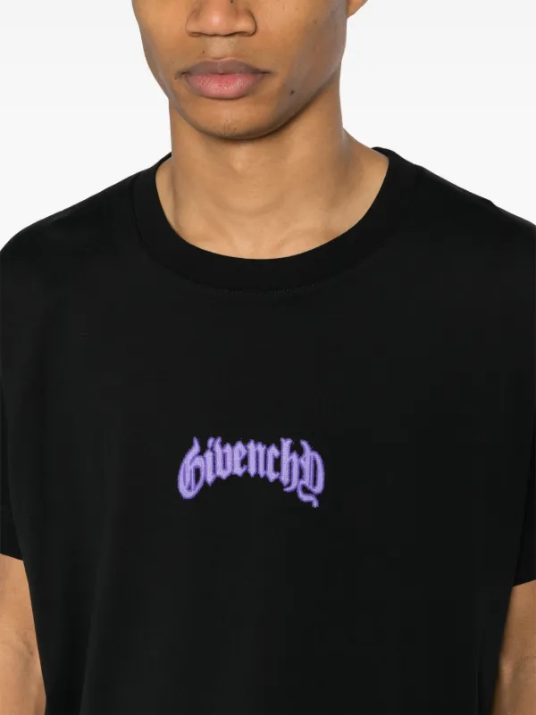 Givenchy Boxy Fit t-shirt In Cotton With Reflective Artwork