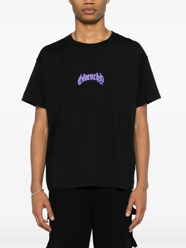 Givenchy Boxy Fit t-shirt In Cotton With Reflective Artwork