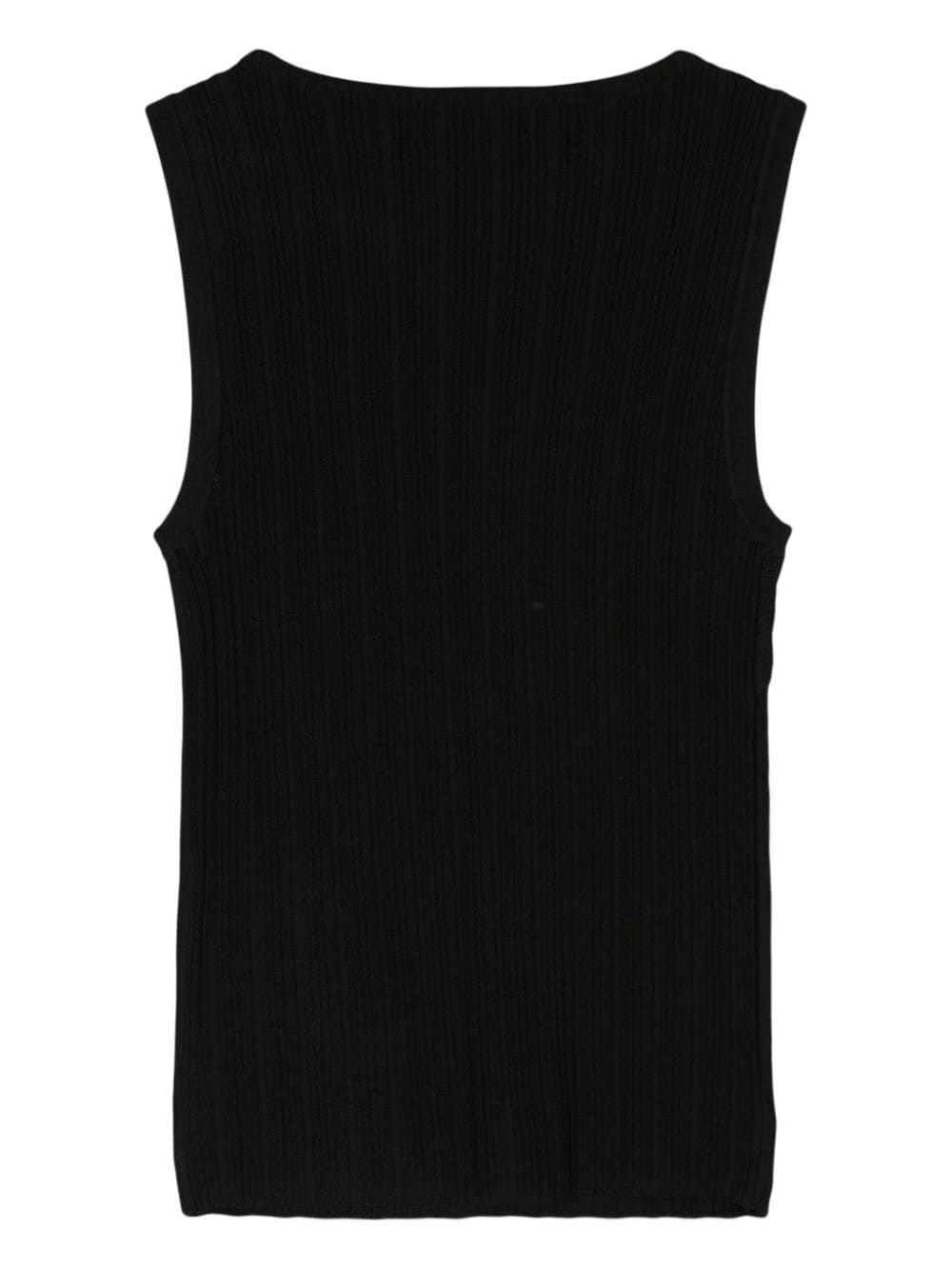 Image 2 of DKNY twist-detail ribbed tank top