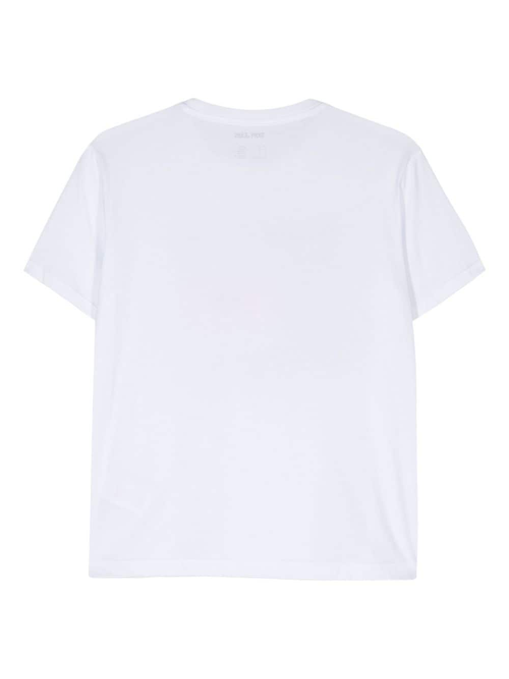 Shop Dkny Photograph-print T-shirt In White