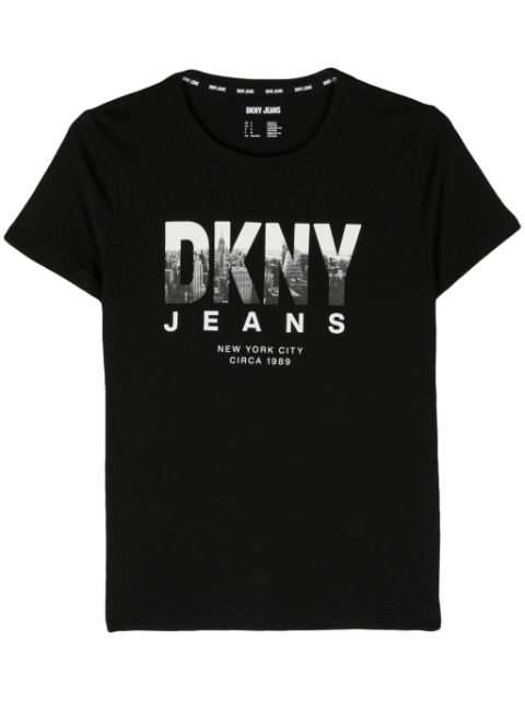 DKNY Skyline photograph-print T-shirt