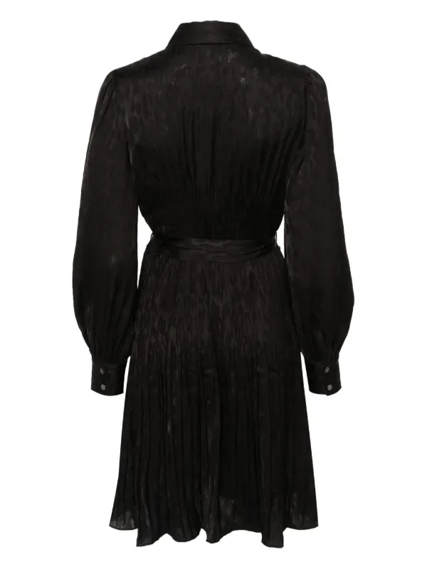 DKNY プリーツディテール ドレス | ブラック | FARFETCH JP