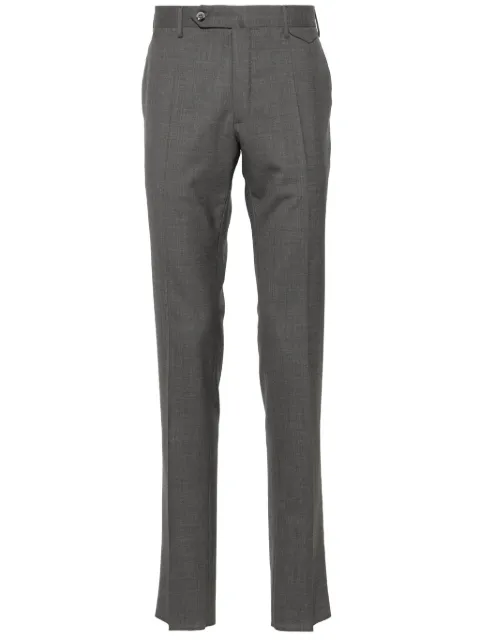 Incotex pleated virgin wool tailored trousers