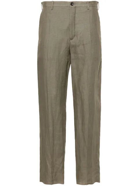 Incotex mid-rise tapered trousers