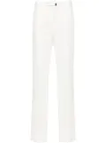 Incotex mid-rise straight-leg chinos - White