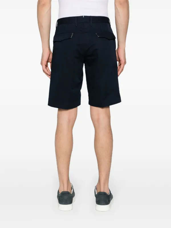 Incotex logo-embroidered linen-blend Chino Shorts Blue FARFETCH JO - Main Image