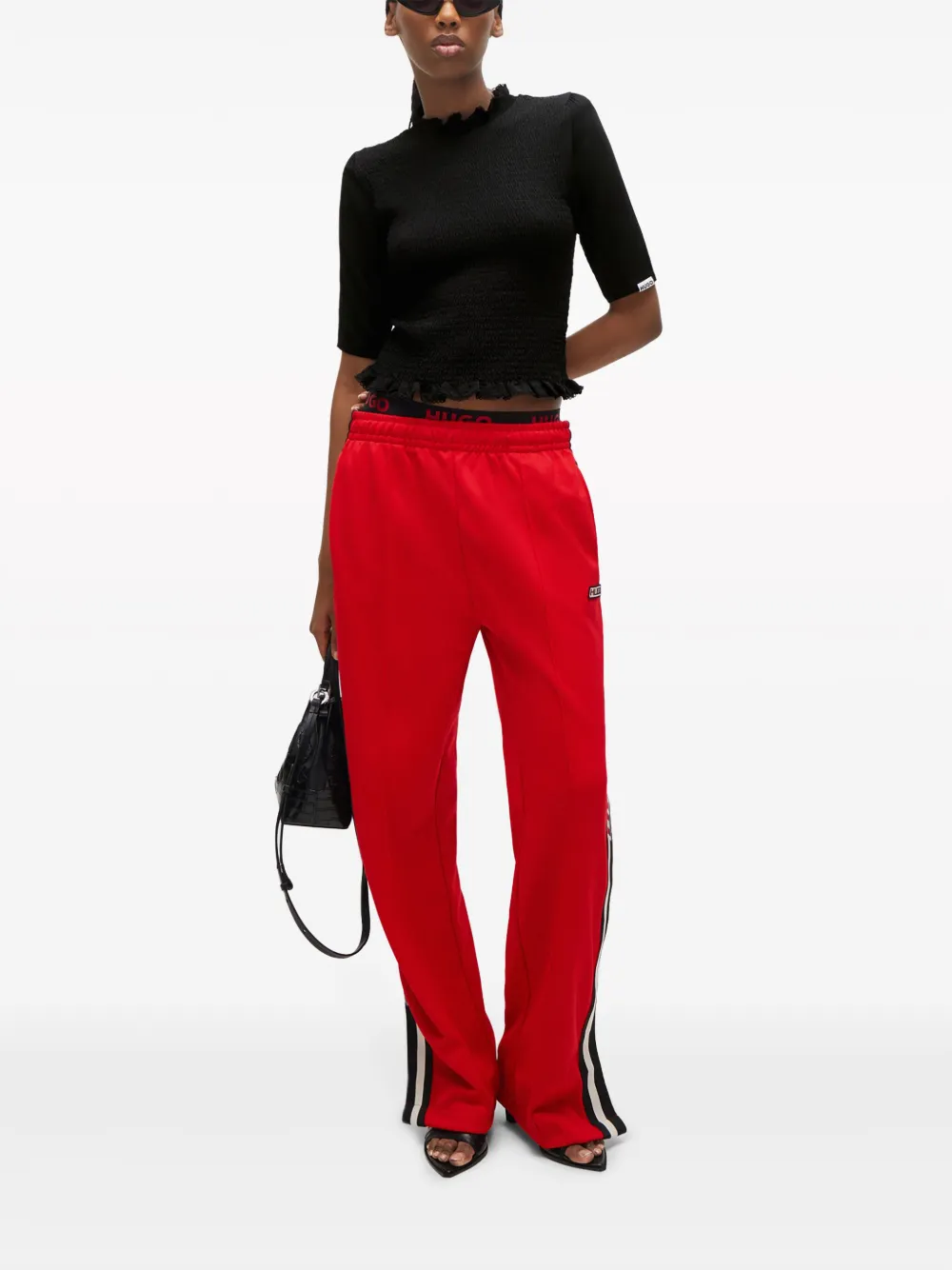 HUGO Blusa com acabamento de renda | Blusas | Image 2