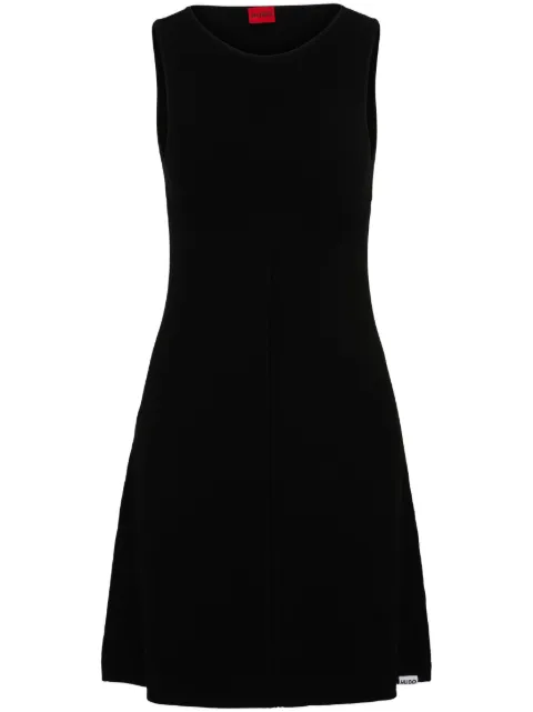 HUGO Vestido godê sem mangas