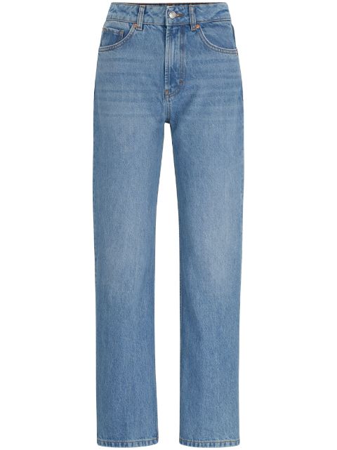 HUGO straight-leg cotton jeans