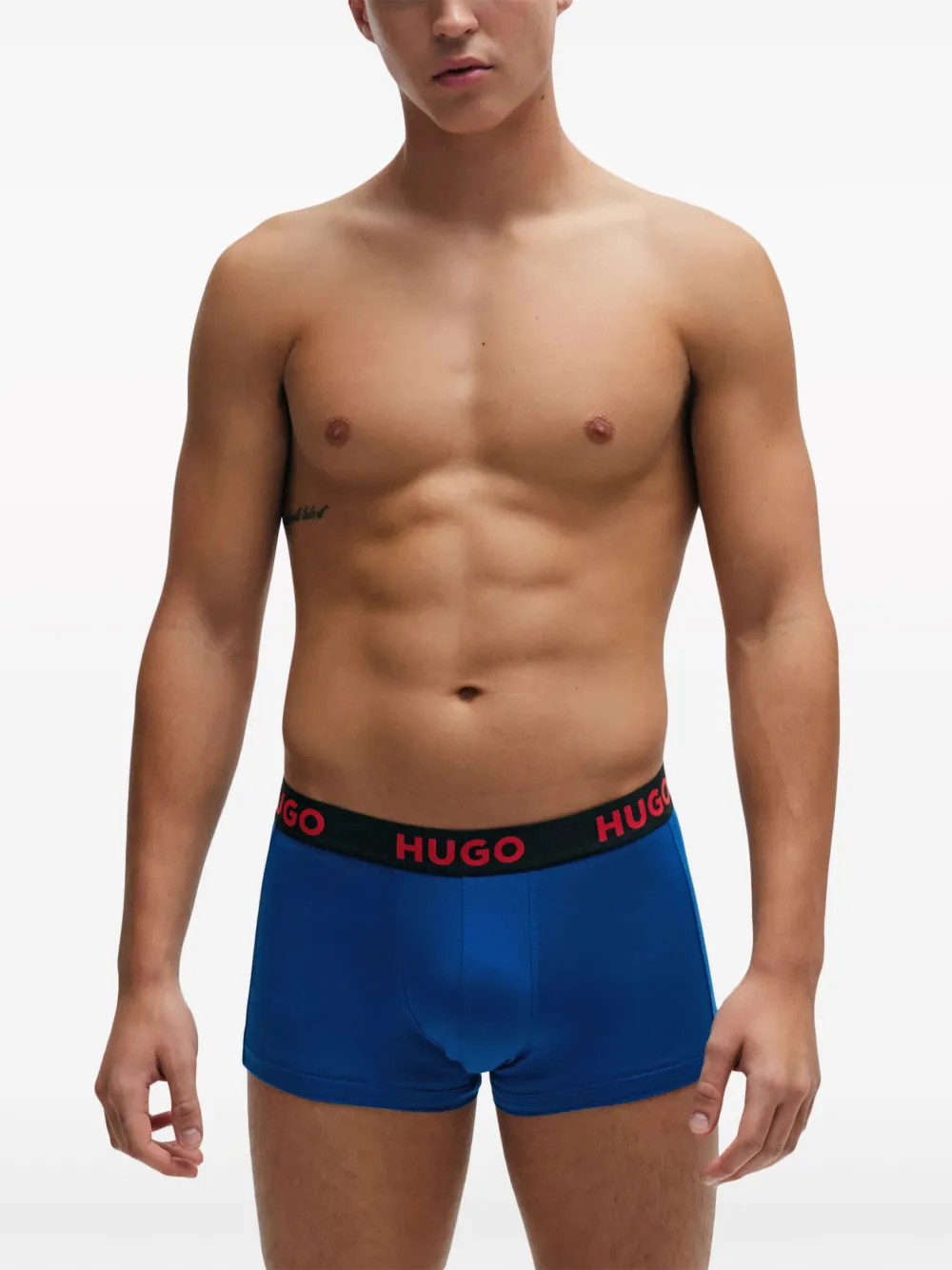 HUGO Kit 3 cuecas boxer com logo no cós | Image 2