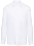 120% Lino linen buttoned shirt - White