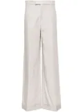 Brunello Cucinelli lurex wide-leg trousers - Grey