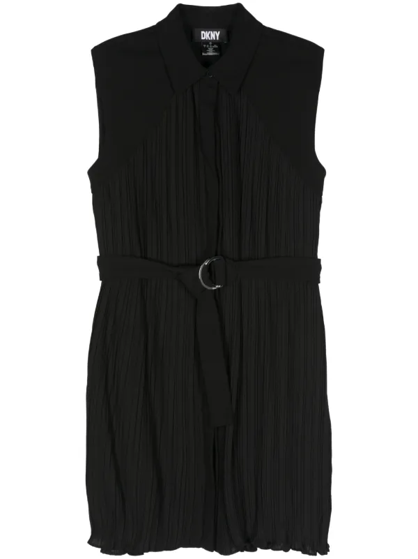 Dkny pleated dress outlet