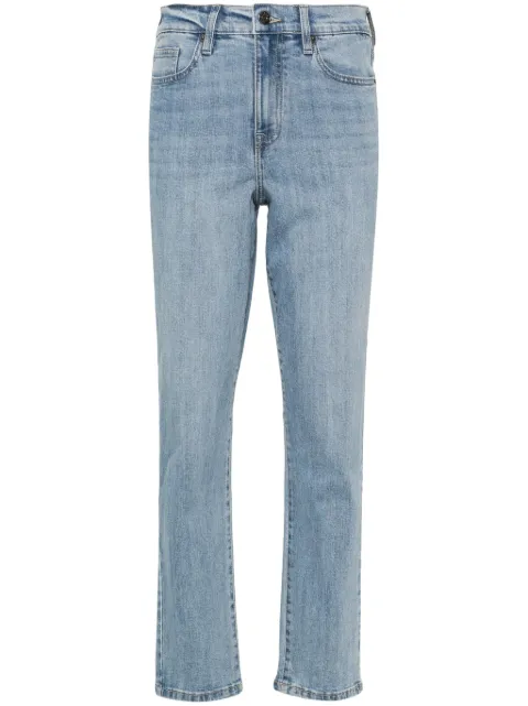 DKNY Broome high-rise straight-leg jeans