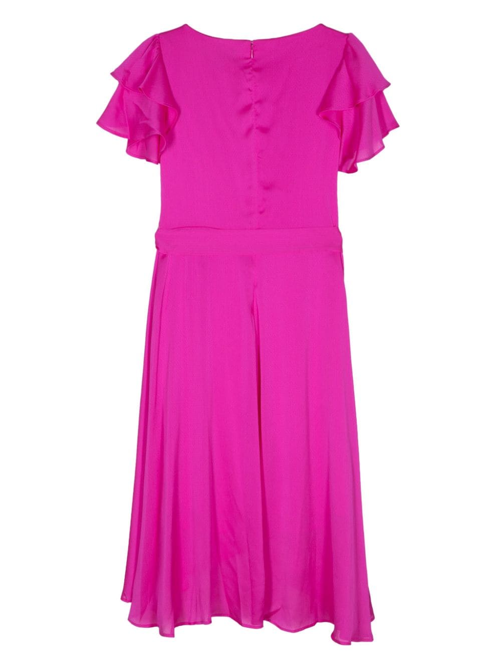 DKNY Midi-jurk met ruches - Roze