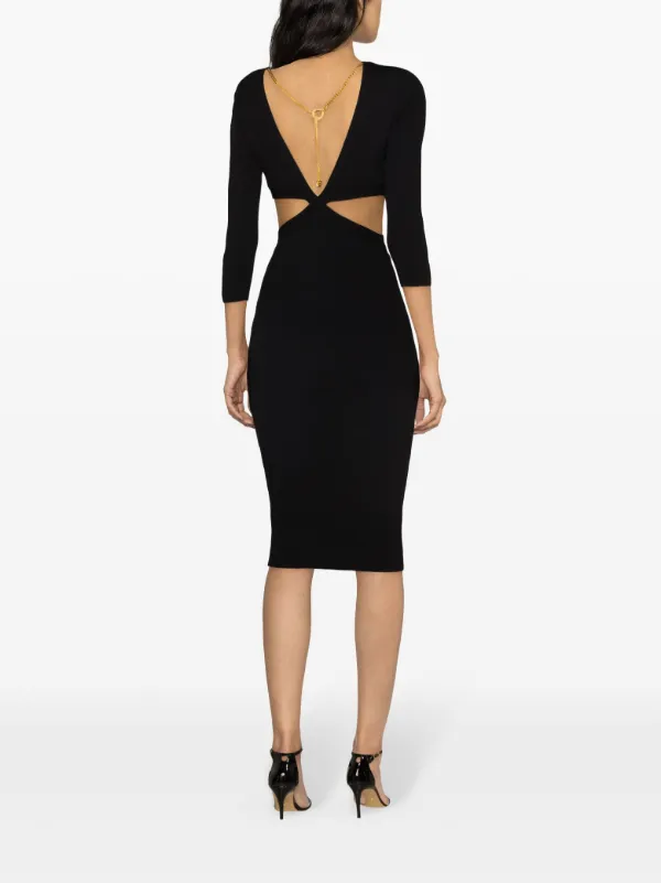 ◆関税込◆【ELISABETTA FRANCHI】カットアウト ドレス 2色 24SS】ELISABETTA FRANCHI / カットアウト コートドレス / 2色