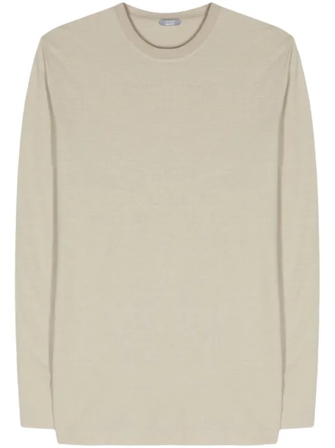 Zanone playera con cuello redondo