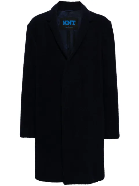 Kiton single-breasted fleece coat