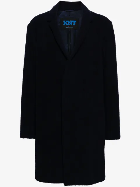 Kiton معطف صوف ناعم بصف أزرار