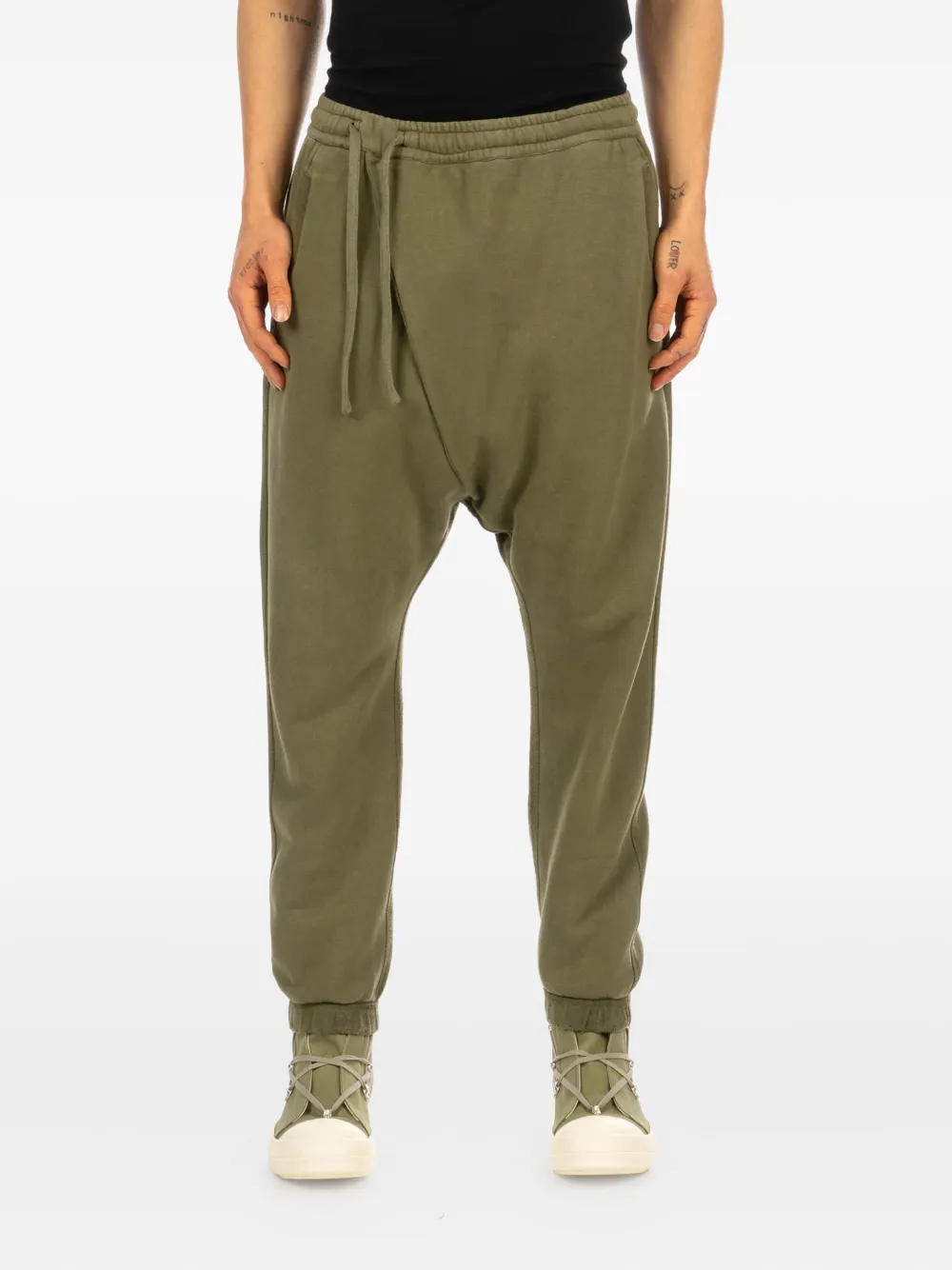 Maharishi Kesagiri Asymmetrical Track Pants In Animal Print