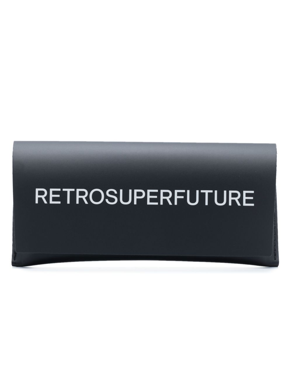 Retrosuperfuture Lira zonnebril met rechthoekig montuur Zwart