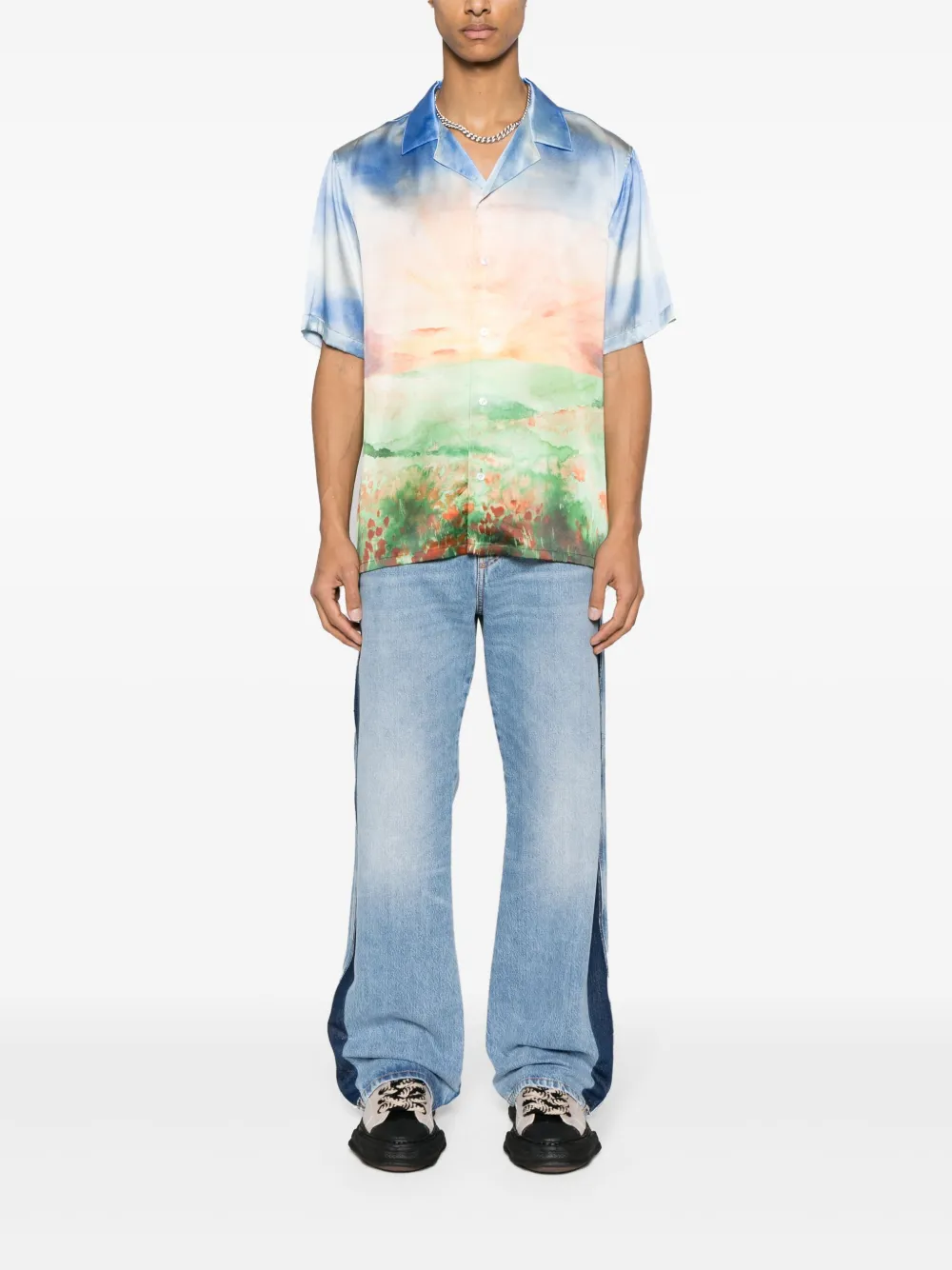 Diesel D-Ero-S mid waist straight jeans - Blauw